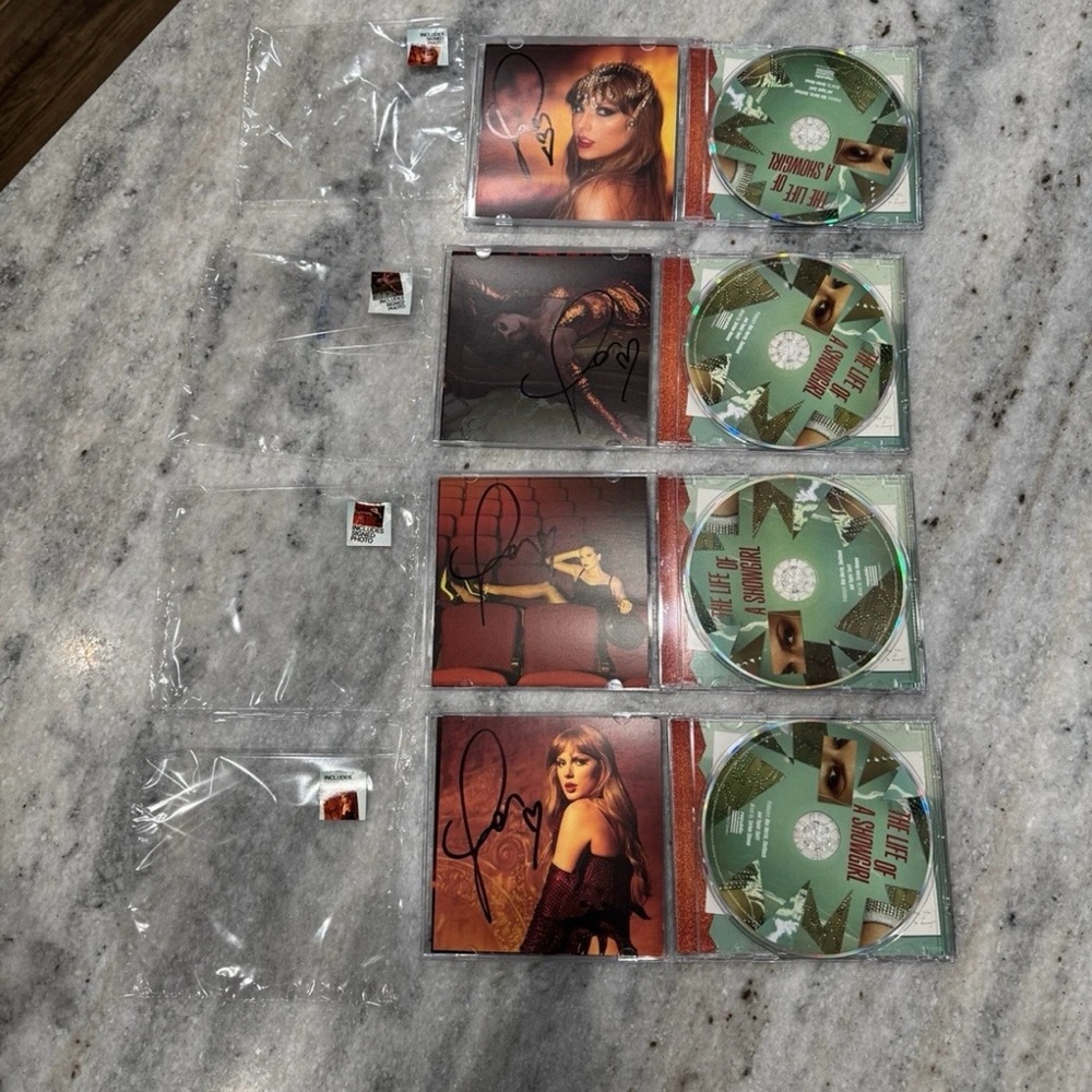 Taylor Swift TLOAS signed cds all 4